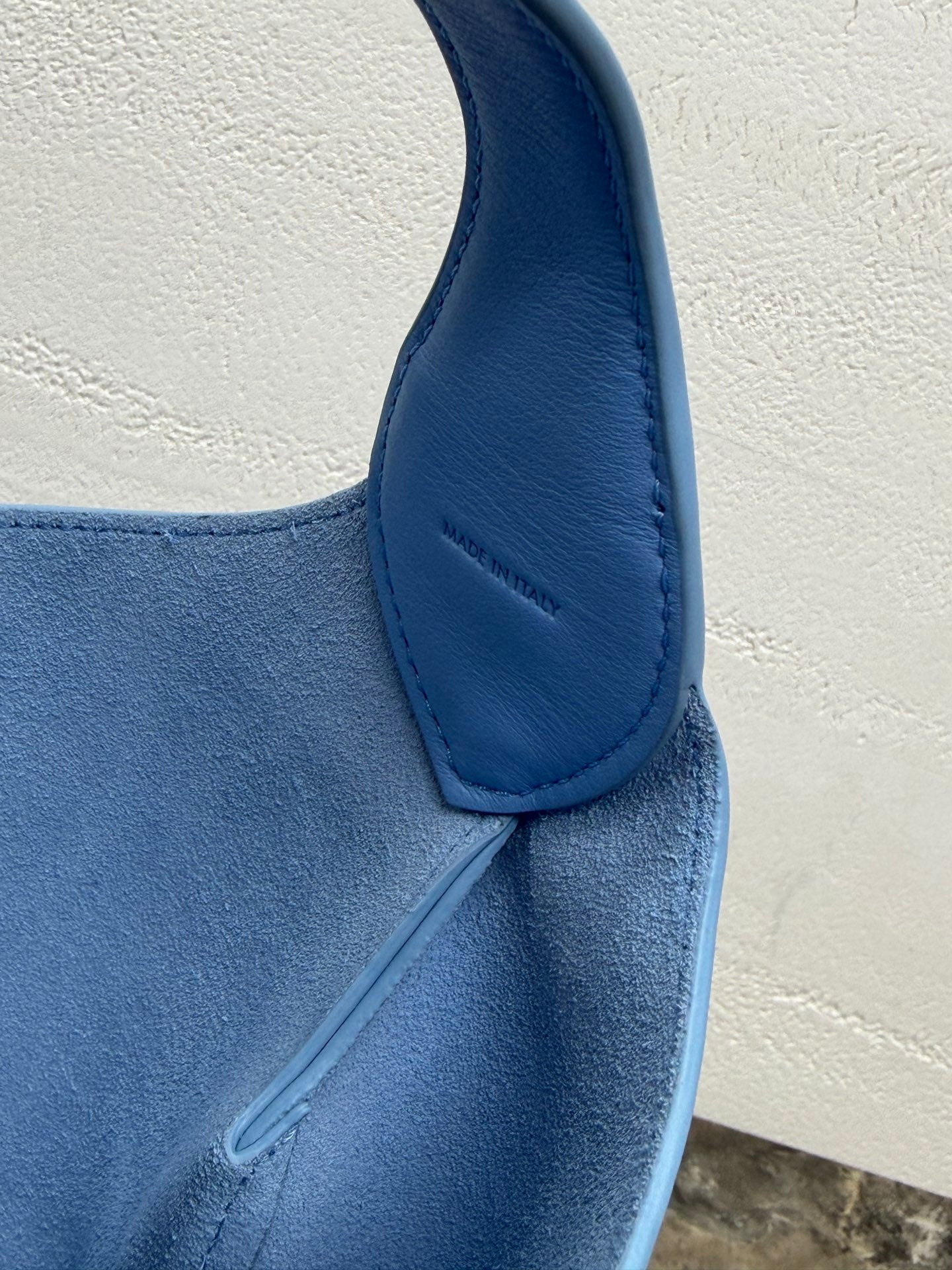 Celine Small Hobo Blue Supple Smooth Calfskin
