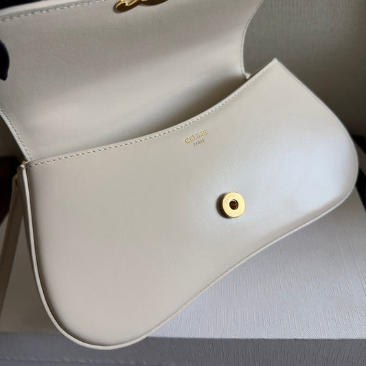 Celin Teen Lola 20 Cream Calfskin