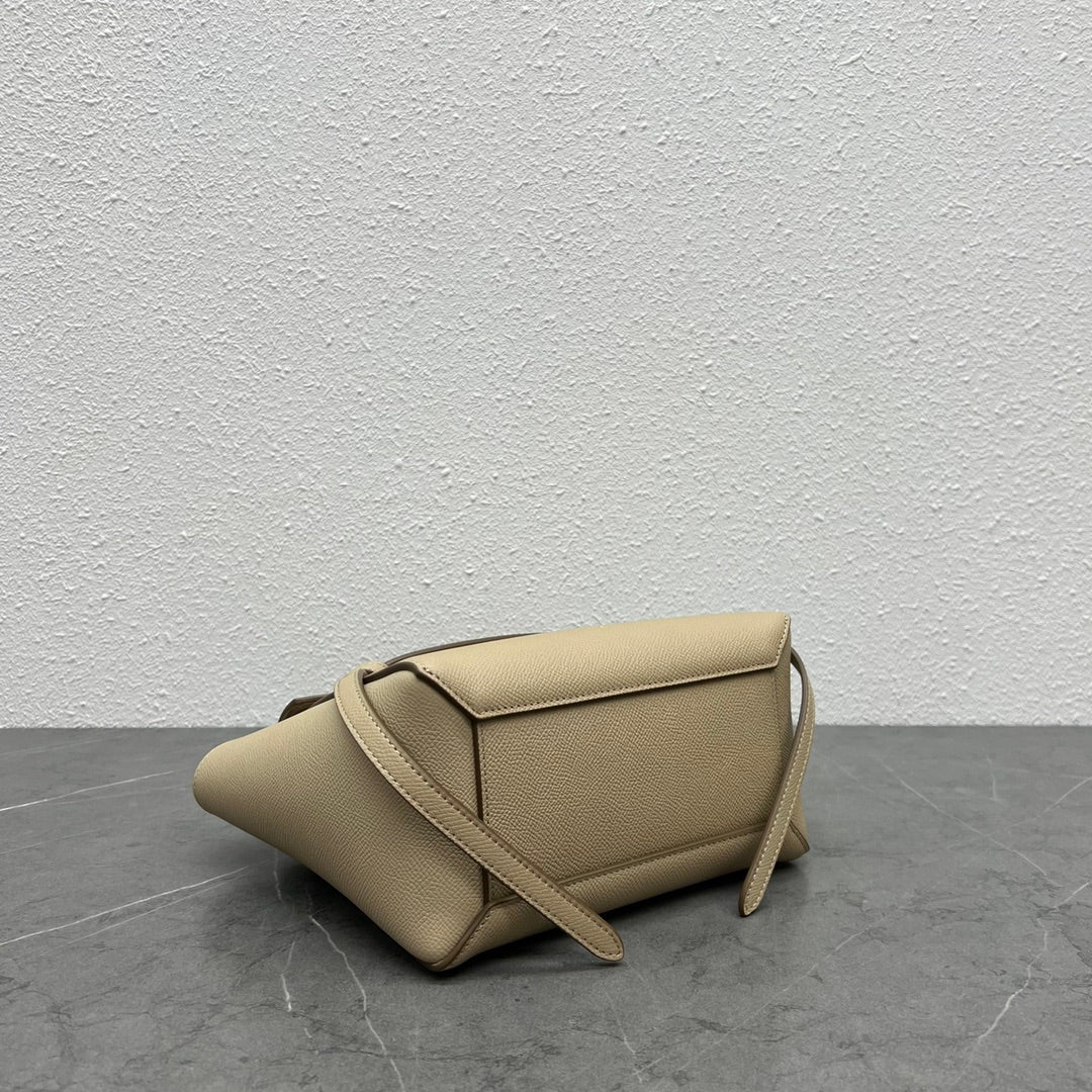 Celine  Nano Belt Bag Beige Grain Leather