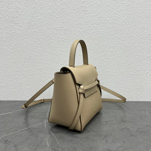 Celine  Nano Belt Bag Beige Grain Leather
