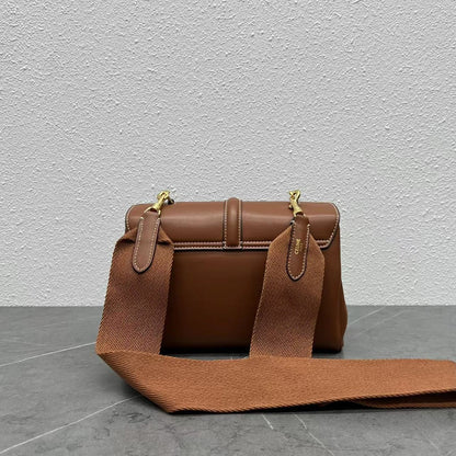 Celine Teen Soft 16 Shoulder Bag Tan Smooth Calfskin