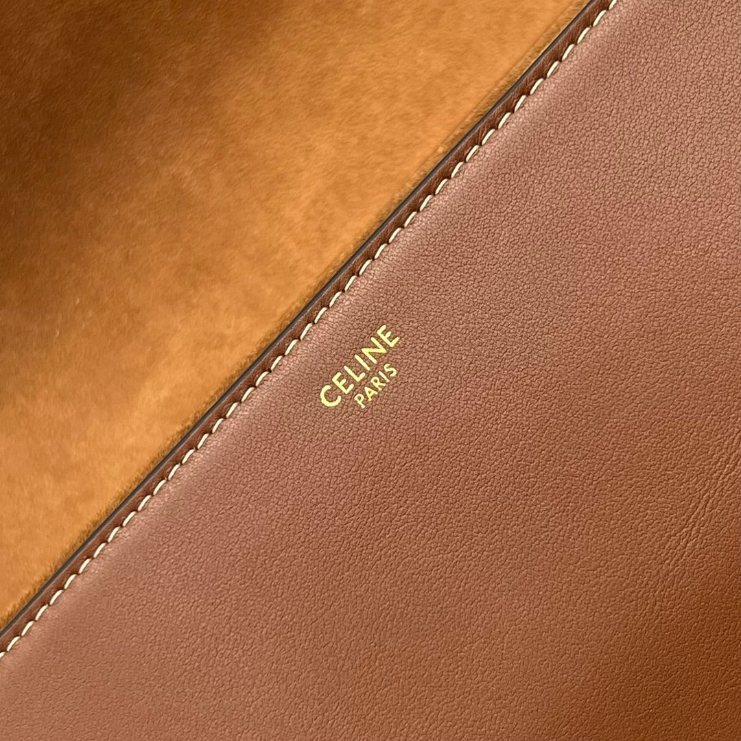 Celine Soft 16 Bag Tan Smooth Calfskin