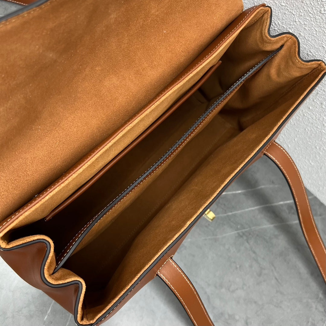 Celine Soft 16 Bag Tan Smooth Calfskin