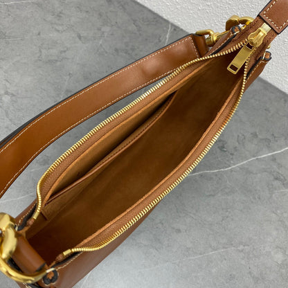 Celine Medium Strap Ava Bag Brown Calfskin 281810