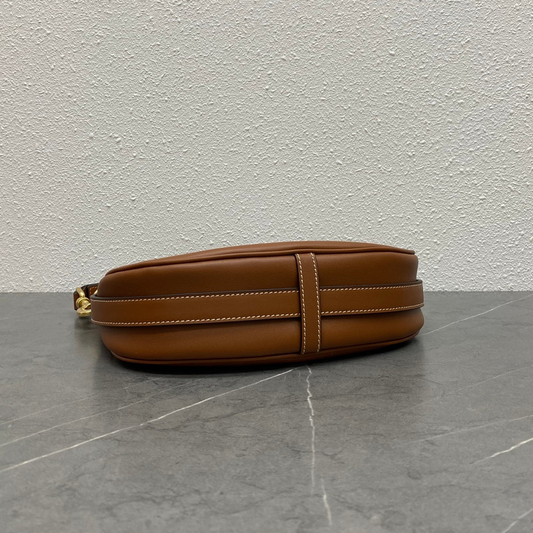 Celine Medium Strap Ava Bag Brown Calfskin 281810