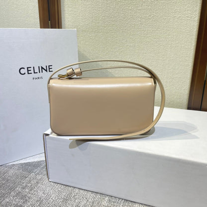 classic triomphe 20 light beige calfskin gold hardware