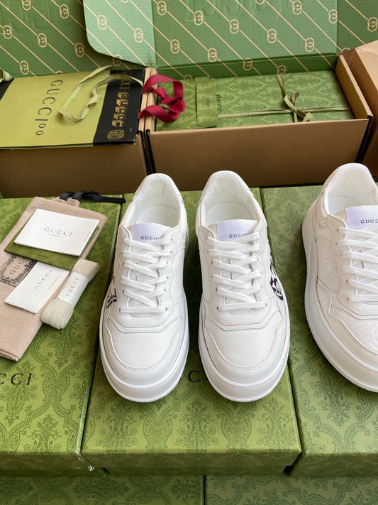 GG 26 Sneaker White Black Calfskin 632885