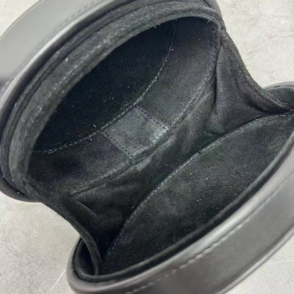 Celine Oval Minaudière Cuir Triomphe Black Calfskin