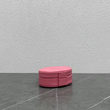 Celine Oval Minaudière Cuir Triomphe Pink Calfskin