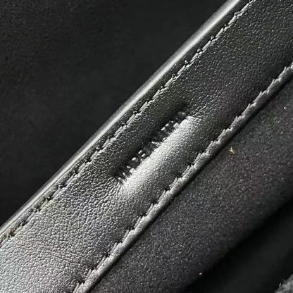 Celine Teen Soft 16 Shoulder Bag Black Smooth Calfskin