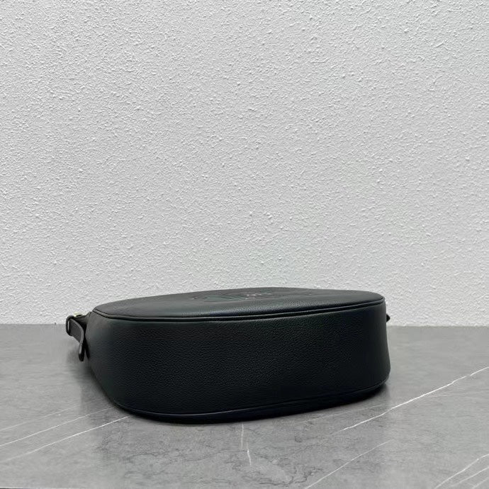 Celine Héloïse Bag Triomphe Black Grain Calfskin