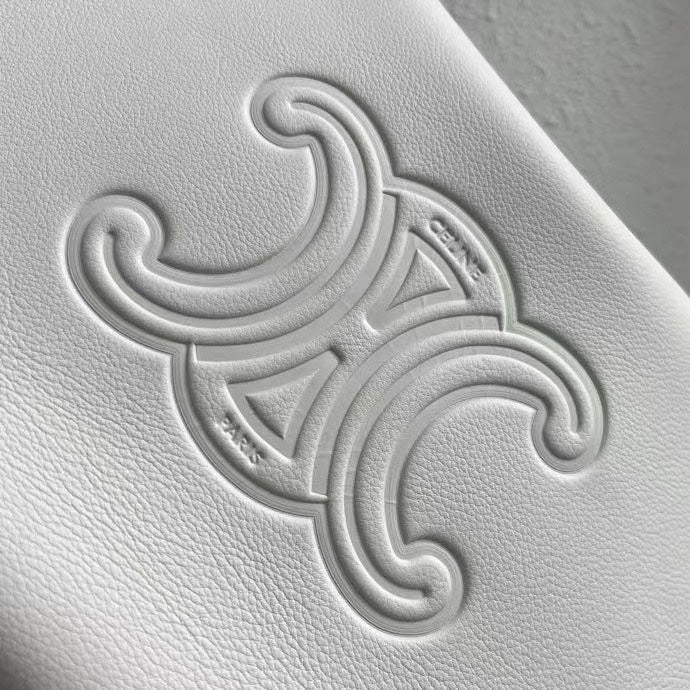 Celine Héloïse Bag Triomphe White Smooth Calfskin