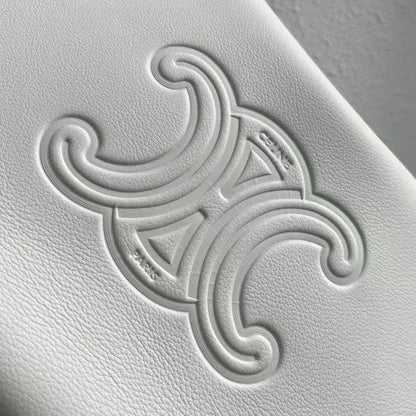 Celine Héloïse Bag Triomphe White Smooth Calfskin
