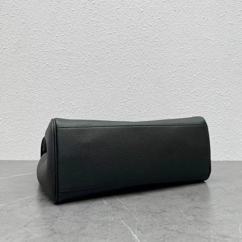 Celine Soft 16 Bag Black Grained Calfskin