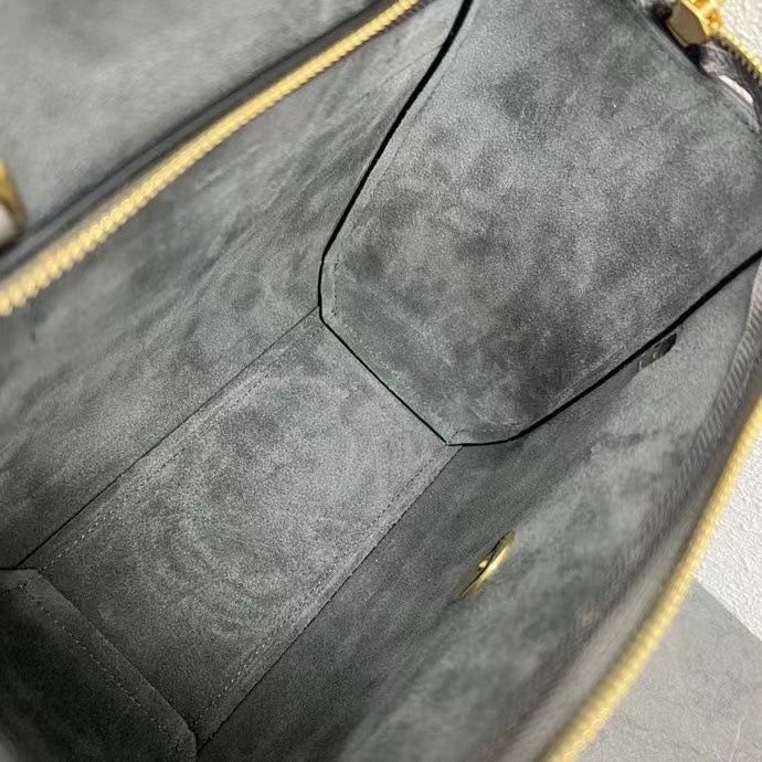 Celine  Nano Belt Bag Grey Grain Leather