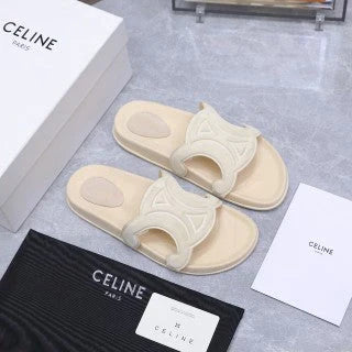 Celine 26 Platform Sandals 25mm Suede Leather 759478