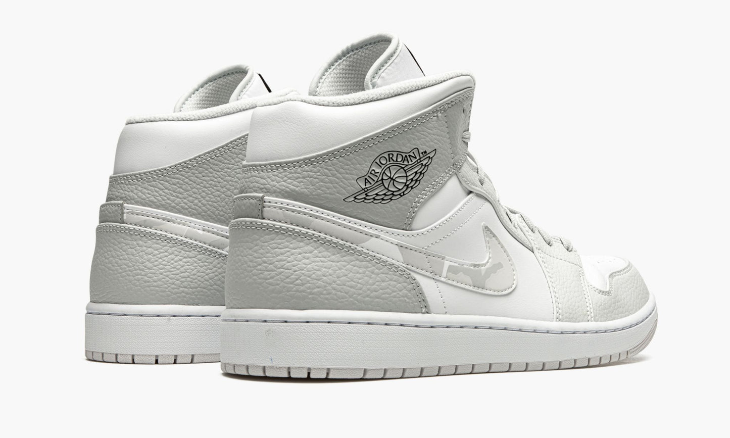 Air Jordan 1 Mid White Camo Sneakers - OG Colorway | Hype Sneaker