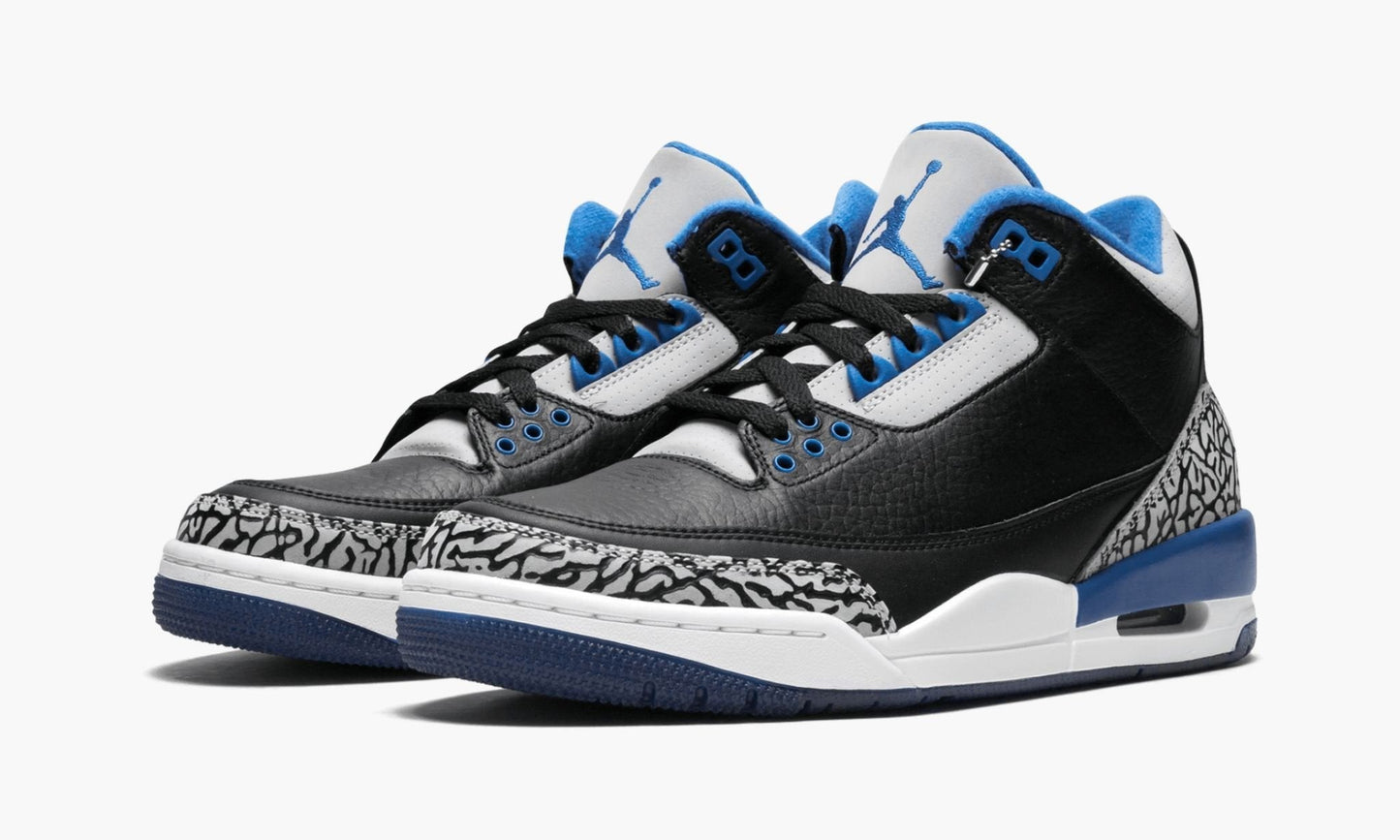Air Jordan 3 Retro “Sport Blue” Sneakers - Collaboration Release