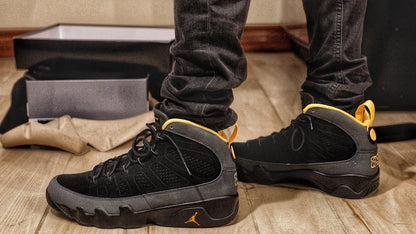Air Jordan 9 Retro Dark Charcoal Sneakers - Collector's Edition