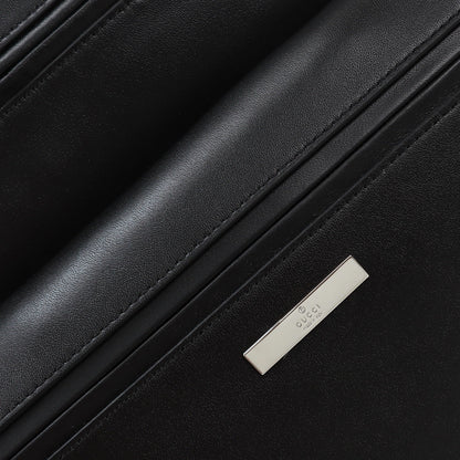 Gucci 2026 Tag Large Crossbody Bag Black Calfskin