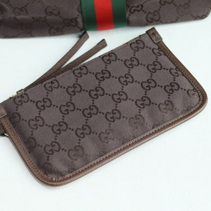 Gucci 2026 Giglio Shoulder Bag 25cm Canvas Calfskin