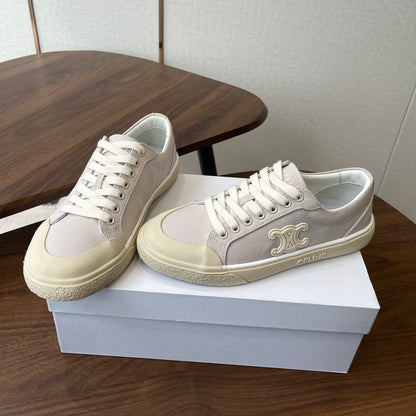 Celine Alan Sneakers Light Purple Canvas Rubber 790667