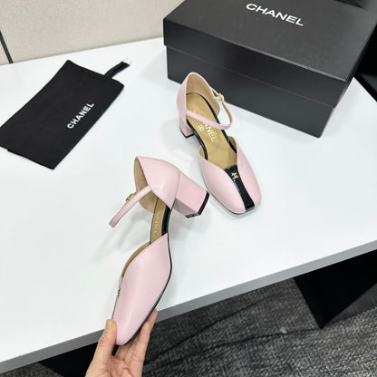 CC 2026 Mary Jane Sandals 65 Light Pink Cowhide 668121