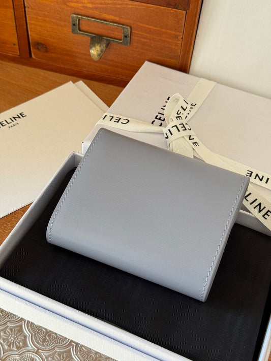 TRIOMPHE 10 CALFSKIN WALLET GLACIER