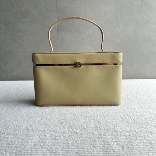 Celine 26s Rectangle Beige Supple Calfskin