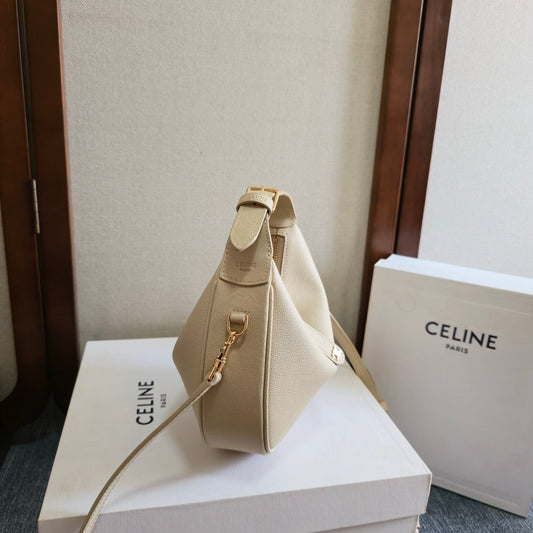 Celine Teen Lulu Bag Light Beige Grained Calfskin