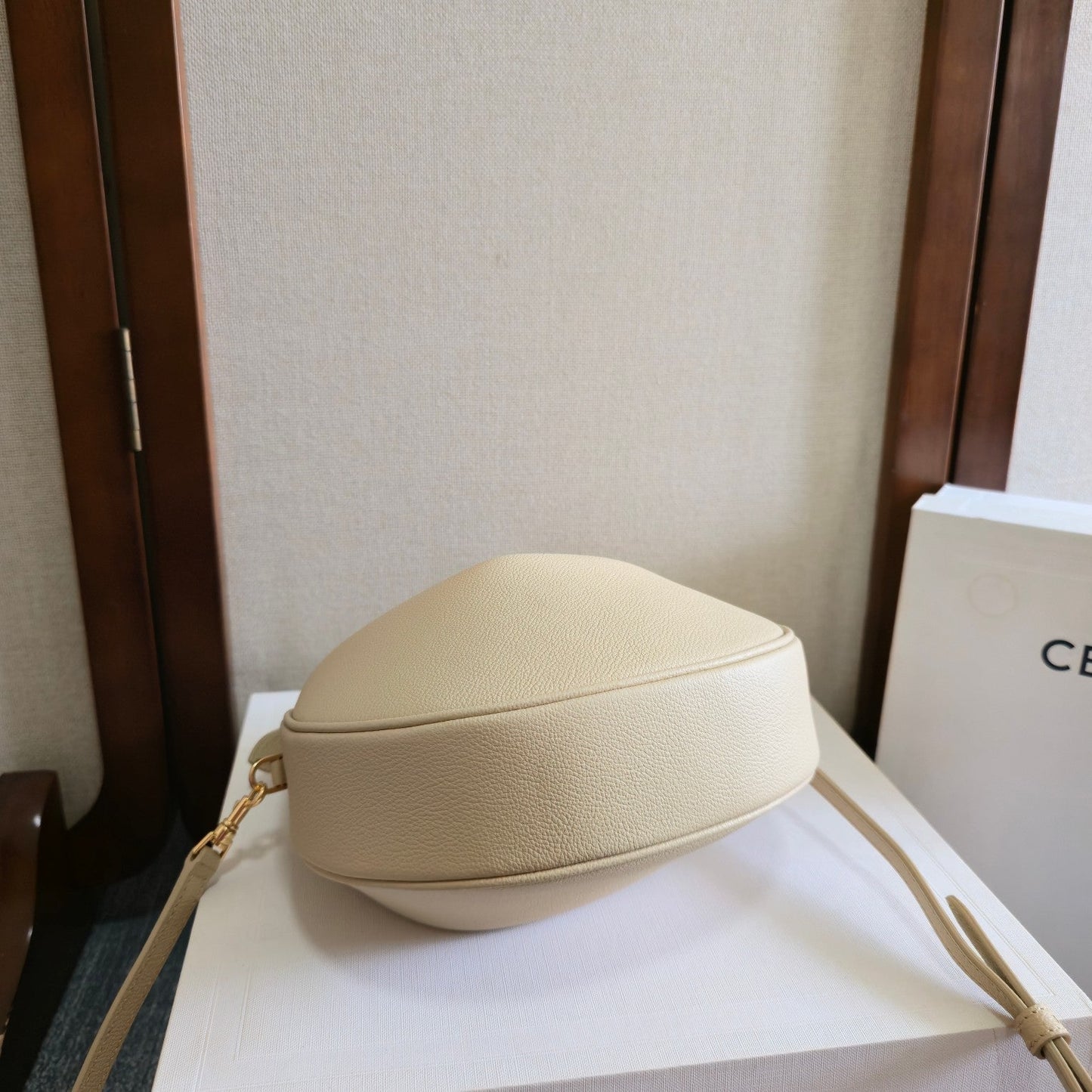 Celine Teen Lulu Bag Light Beige Grained Calfskin