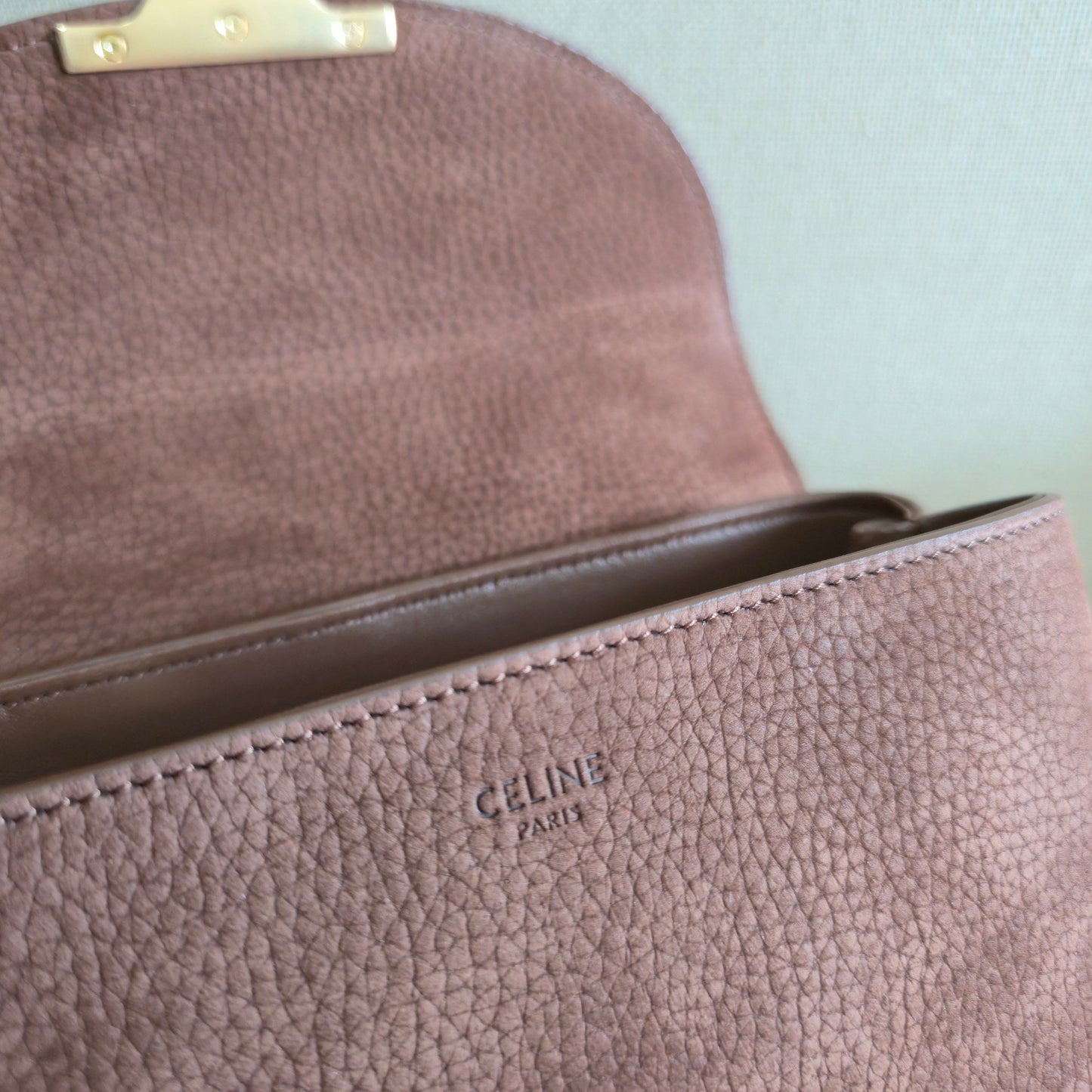 Celine Medium Nino Bag 25.5 Coffee Brown Cowhide