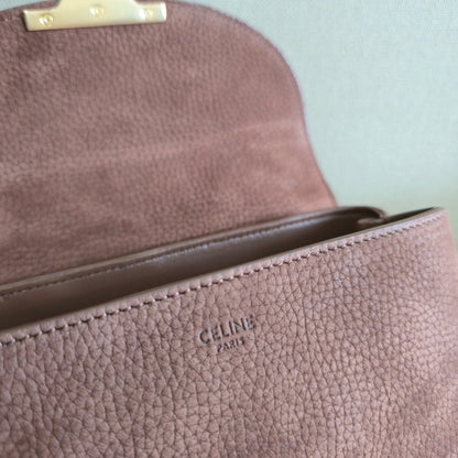 Celine Medium Nino Bag 25.5 Coffee Brown Cowhide