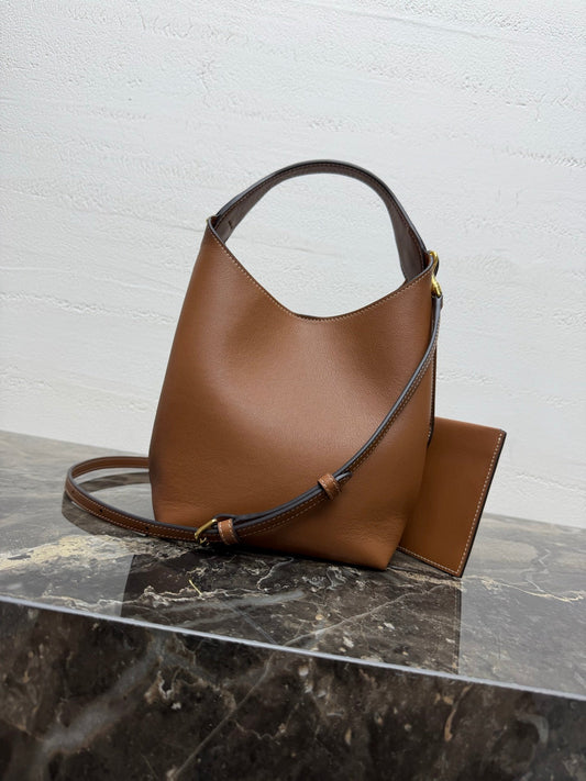 Celine Small Hobo Brown Supple Smooth Calfskin
