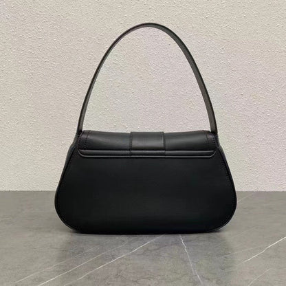 Celine Polly Bag 33cm Black Calfskin GHW