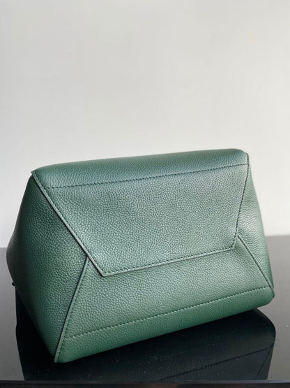 SANGLE SEAU BUCKET 25 BAG GREEN FOREST CALFSKIN