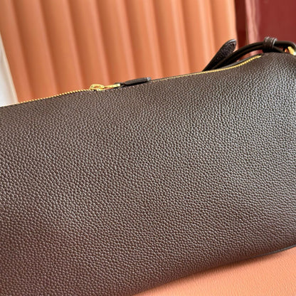 Gucci 2026 Half Horsebit Bag 31.5cm Brown Chocolate Cowhide 277449