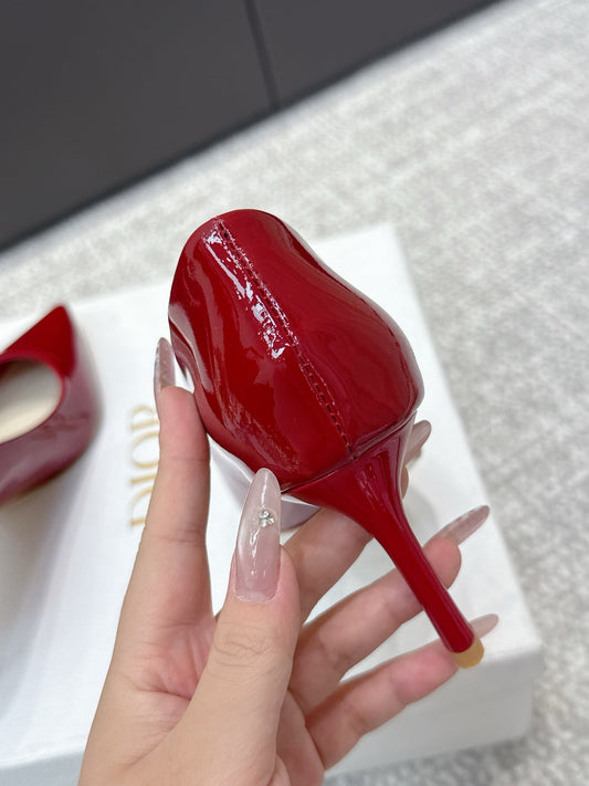 CD 26s High Heels Pump 85 Red Patent Leather 661474