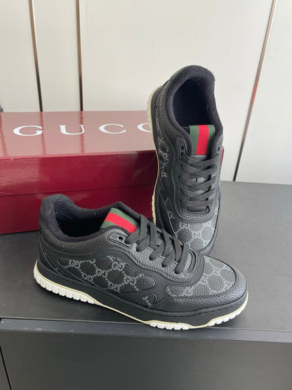 GG 26 Couple Sneakers Black Cowhide 631673
