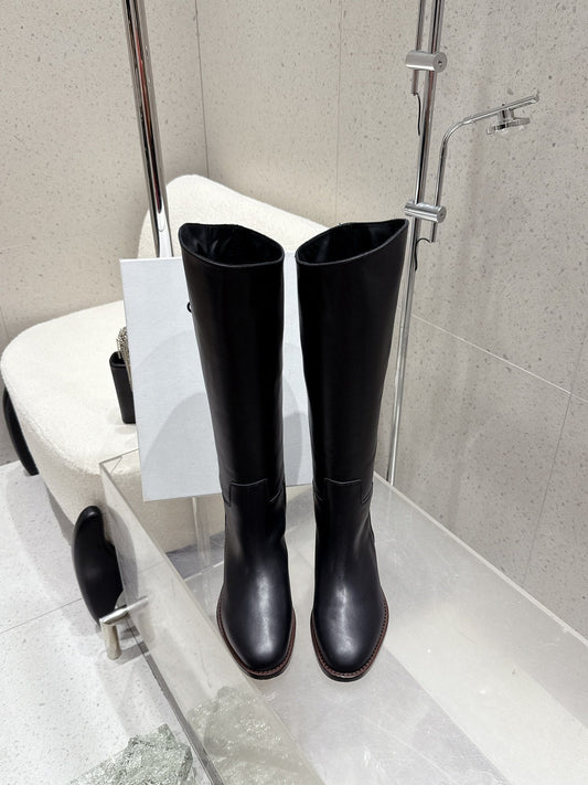 Celine 25 Boot Black Cowhide 554199