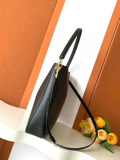Celine Medium Camille 16 Soft Bag Black Calfskin