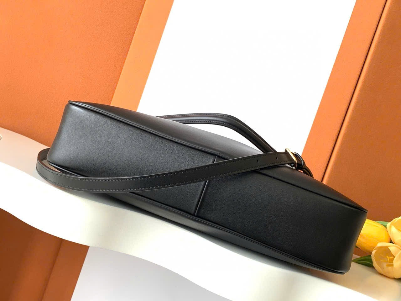 Celine Medium Camille 16 Soft Bag Black Calfskin