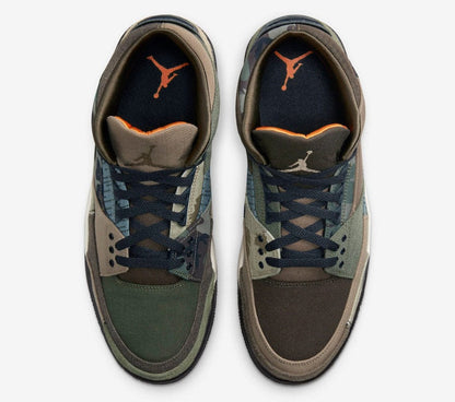 Jordan 3 Retro Patchwork Camo Sneakers - Collaboration Release